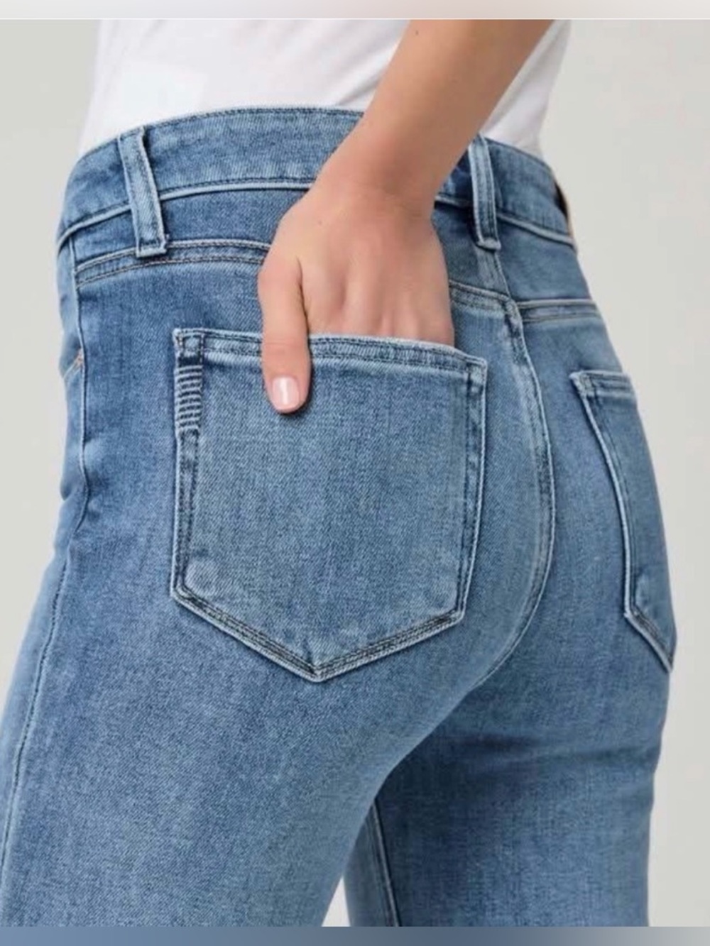 PAIGE Rory Cropped Flare Jeans Abelina size 29 - Picture 2 of 11